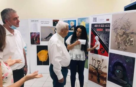 תערוכה מרשימה של מגמת אומנות בחטיבת רבין