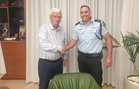 ראש העיר ומפקד תחנת זבולון בישיבה על המצב הבטחוני
