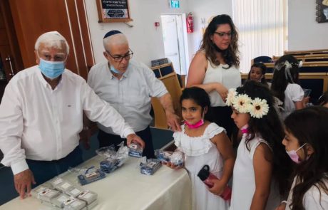 טקס קבלת ספר התורה בקריית מוצקין