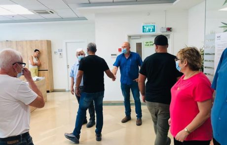 חיים צורי ועדי שטרנברג בירכו את עובדי העירייה