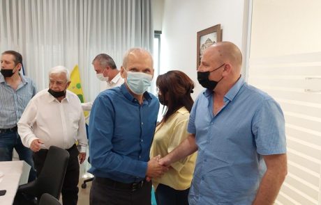 השר לבטחון פנים התארח בקריית מוצקין